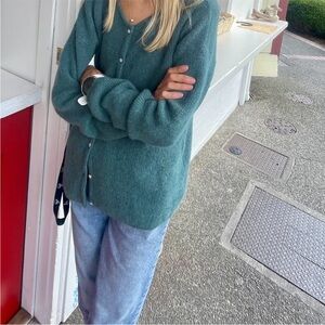 Sezane Gaspard Jumper Sweater XS Sage Green